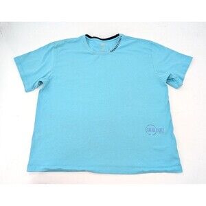 Savage X Fenty By Rihanna Blue Heavy Jersey Logo Short Sleeve T-Shirt Size L